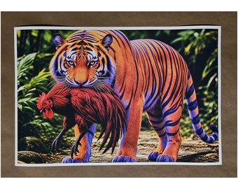 Clemson Tigers Vs South Carolina Gamecocks Football Rivalry Print