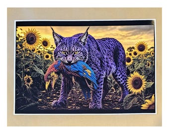 Kansas State Wildcats Vs KU Kansas Jayhawks Rivalry Sunflower Showdown Print