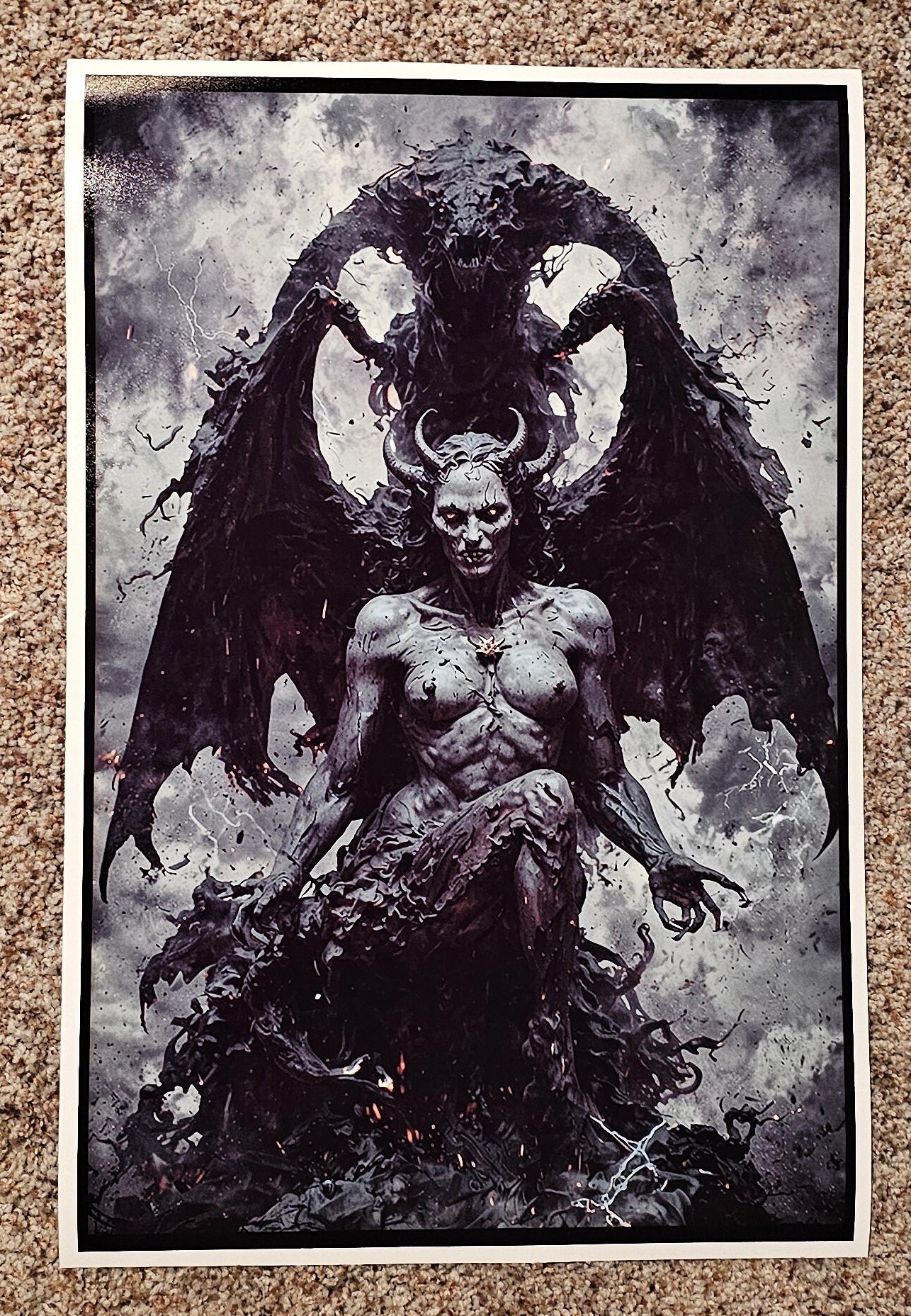 Baphomet Statue Poster 12