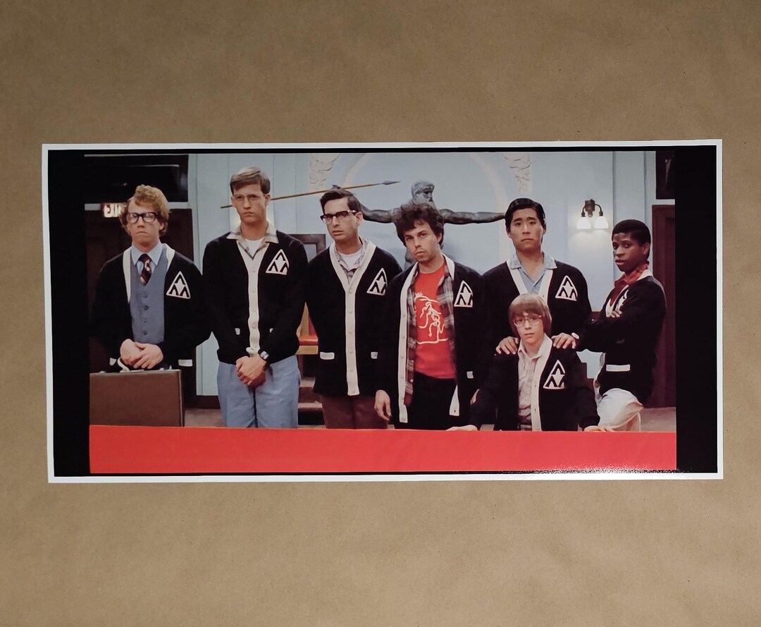 Revenge of the Nerds Movie Scene Poster 12" X 24" Court Fraternity