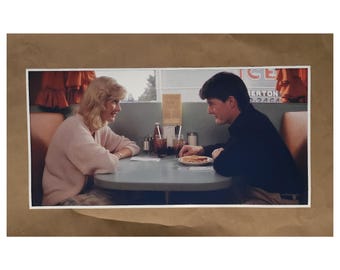 Blue Velvet Movie Scene Print 12" X 24" - David Lynch Poster Art Diner Restaurant