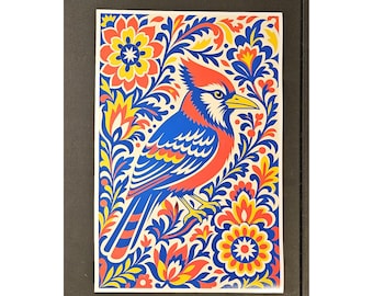 Kansas Jayhawks Art PRINT - Kansas University Gift Poster colorful decor