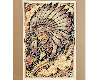 Kansas City Chief Fine Art Print
