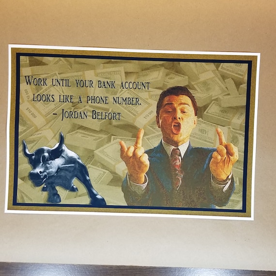 The Wolf of Wall Street 額装ポスター Wolf Wall Street Poster 12