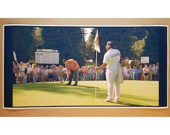 Happy Gilmore Movie Scene 12&quot; X 24&quot; Poster Adam Sandler Hockey Stick Putt Golf