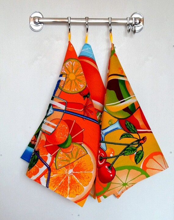 Juego de 3 toallas de cocina reutilizables. Hecho de tela de | Etsy