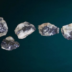 Galena in Quartz - Galena Quartz Crystal - Healing Crystals - Galena in Matrix - Raw Rough Natural