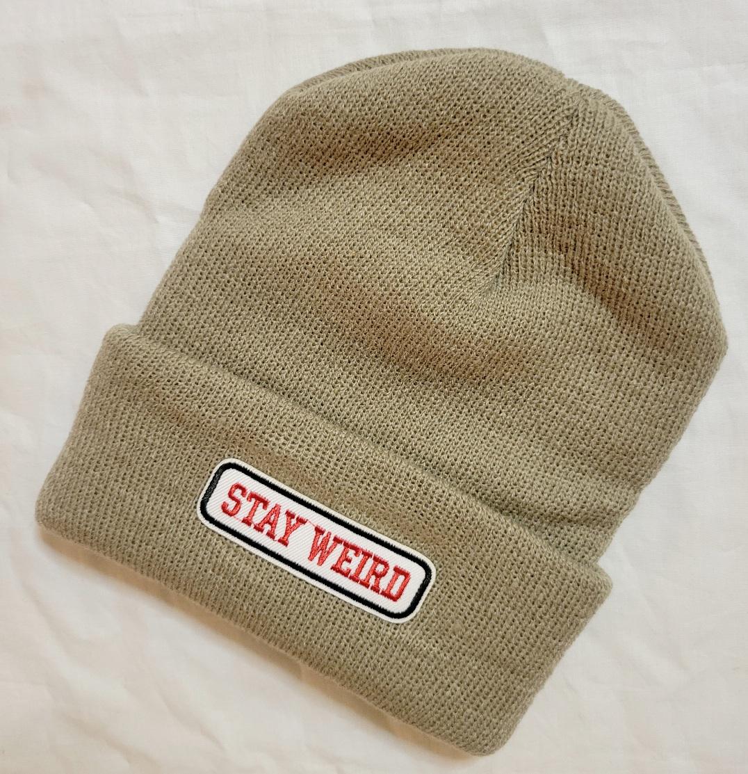 Patched Beanie Hat: Funny Retro Style, Handmade Gift - Etsy