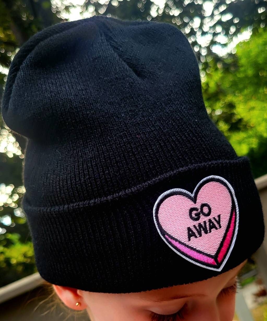 帽子 GOOD GRIEF! PATCHED KNIT BEANIE good grief, it's you! : r/knitting