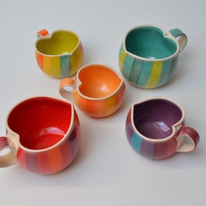 Heart-Shaped Ceramic Mug: Handmade  Unique Coffee Cup