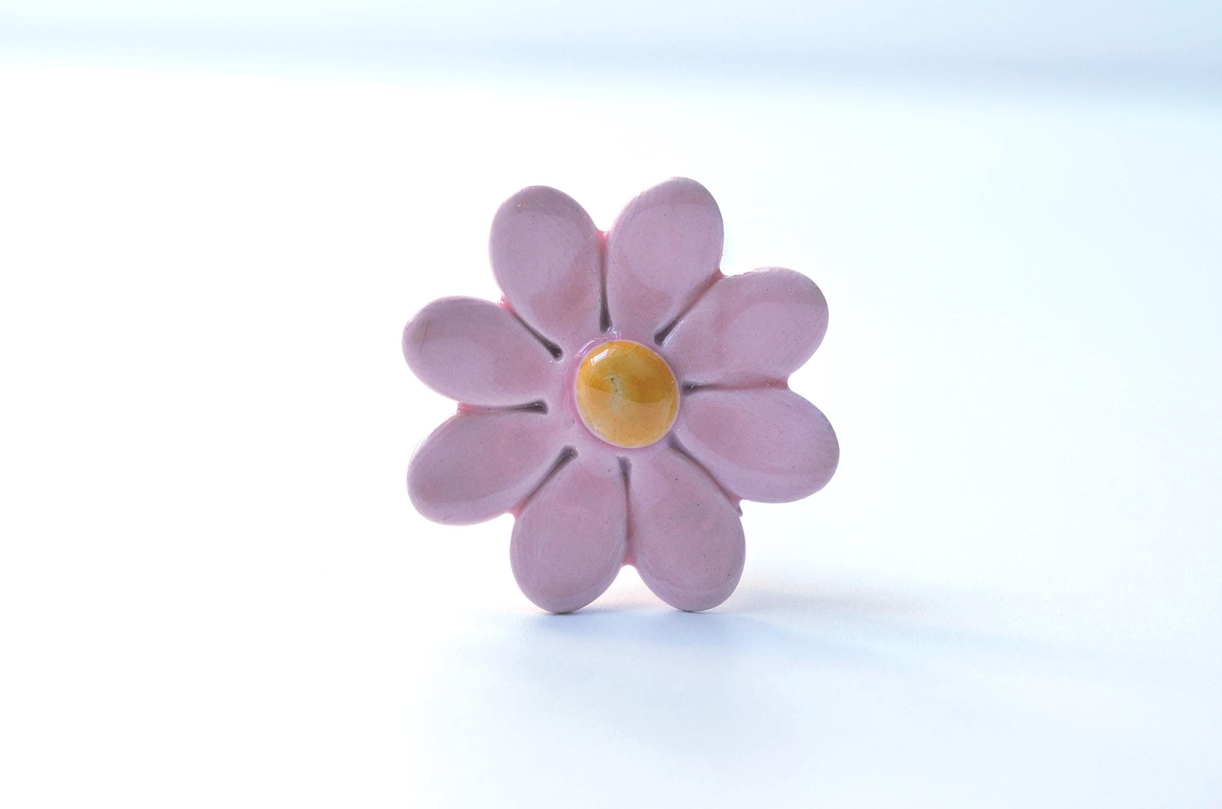 Daisy Flower: Colorful Handmade Ceramic Home Decor - Etsy