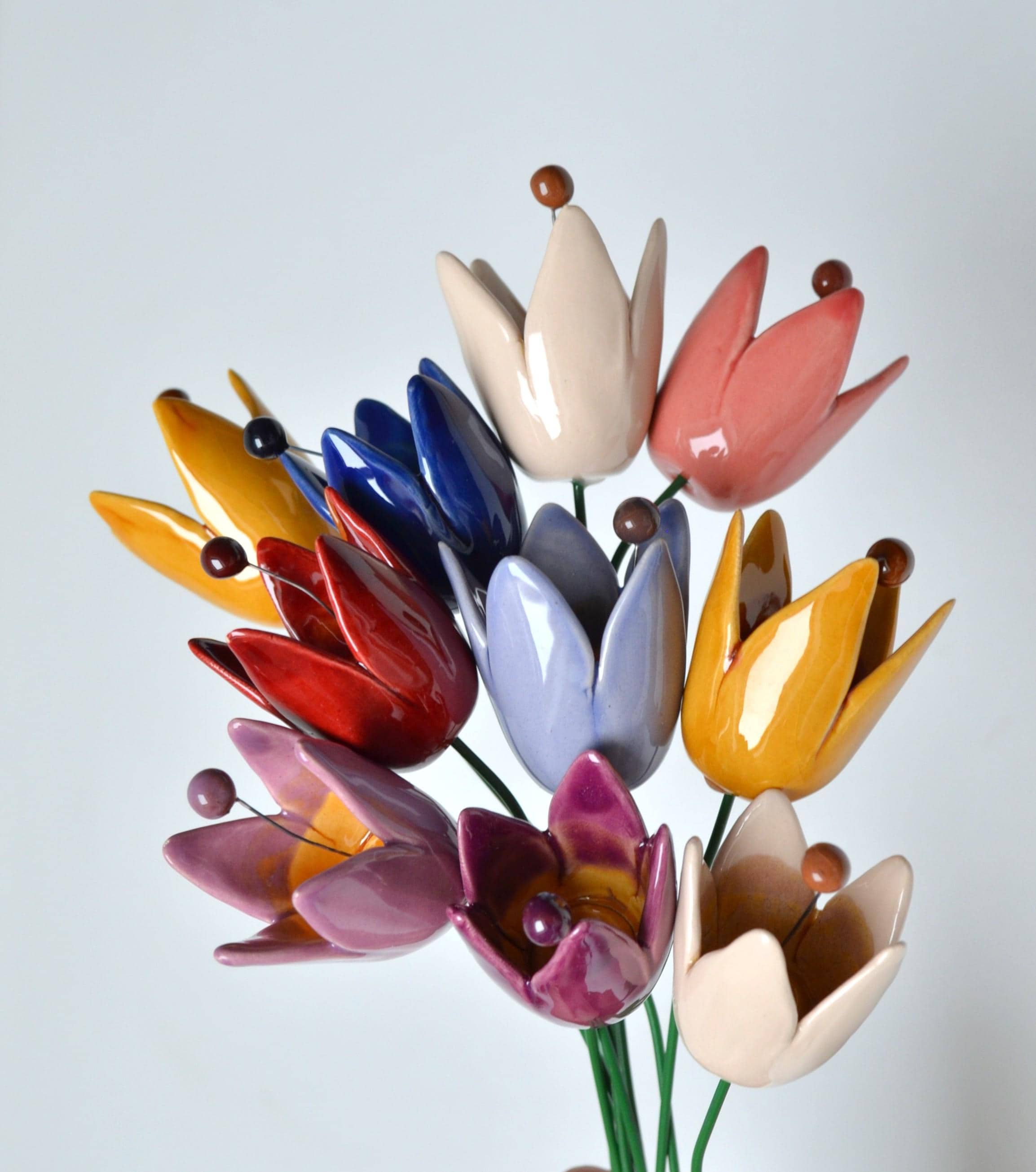 Handmade Ceramic Flower Arrangement