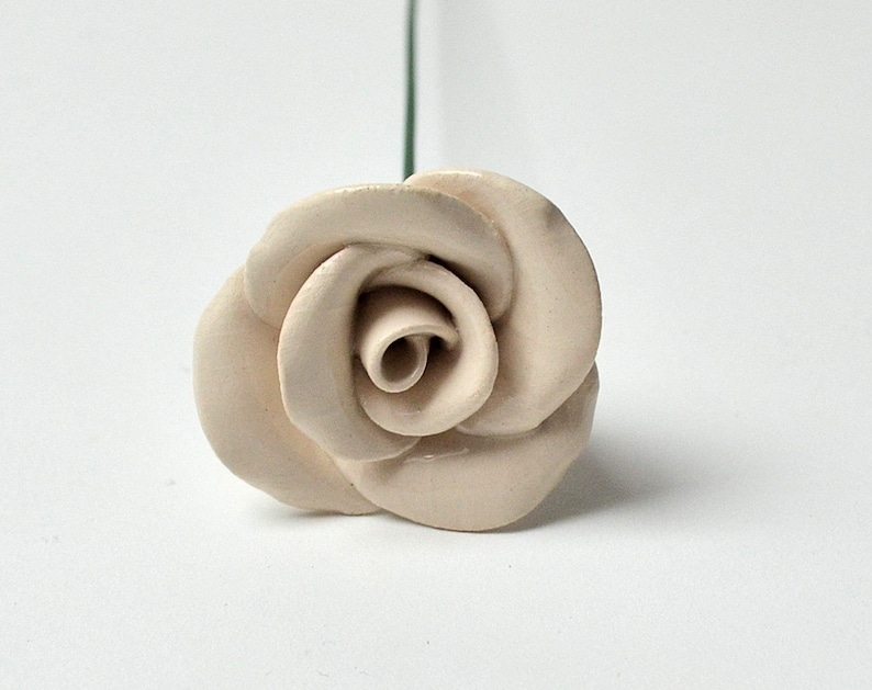 ceramic flower, white rose

Beautiful, hand-made, ceramic rose.