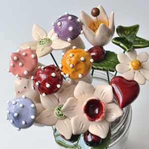 Mushroom, Handmade ceramic Mushroom, home decoration