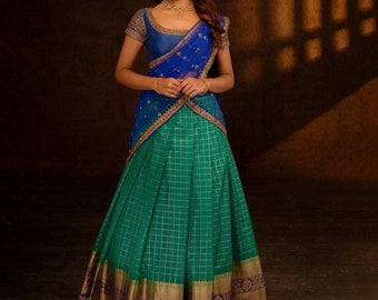 half sarees for wedding