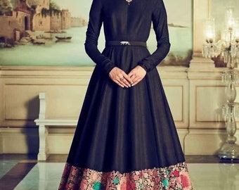 black indian dress for wedding