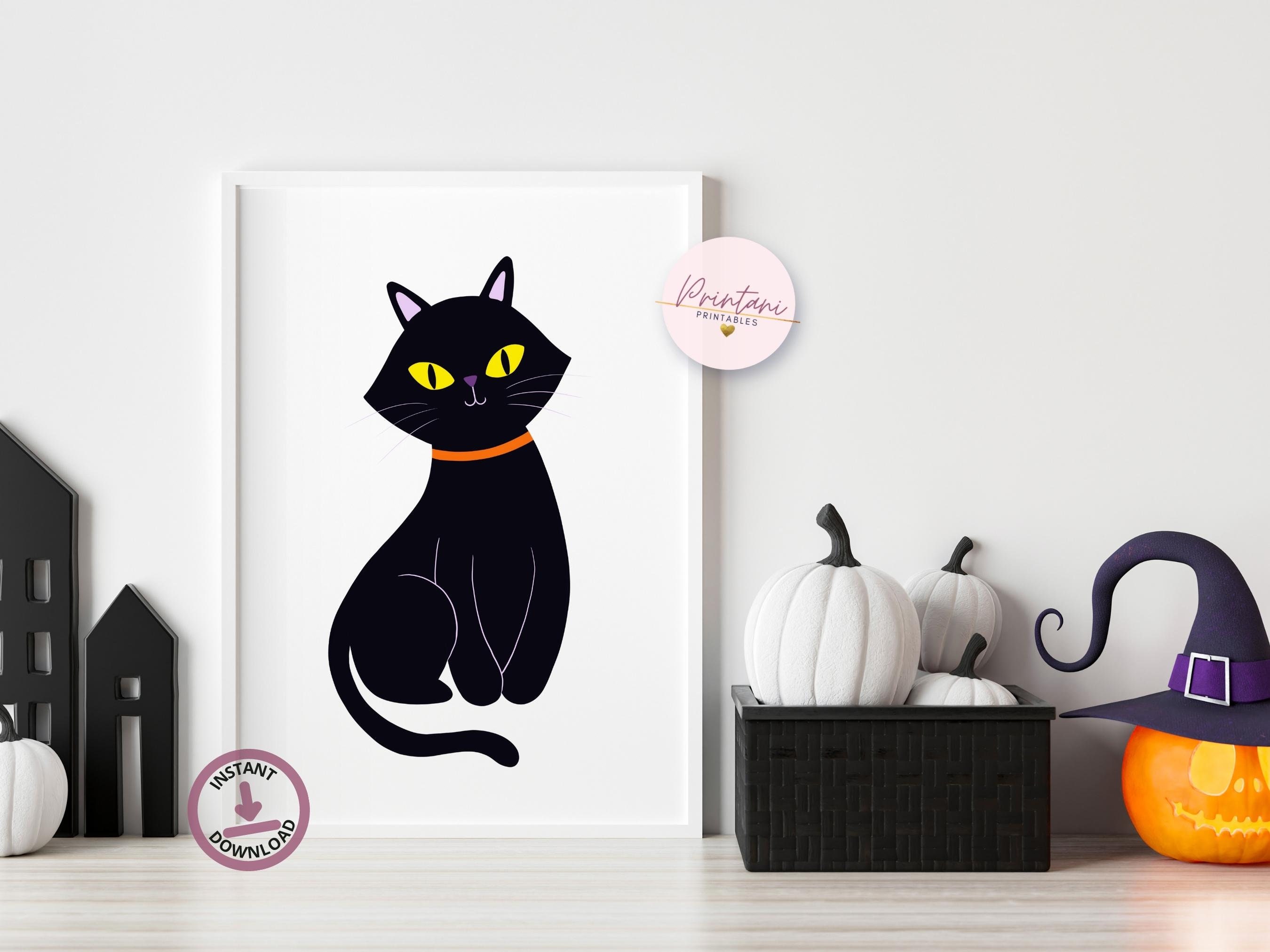 Halloween Black Cat Printables