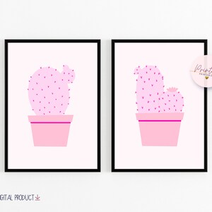 PRINTABLE Set of 7 Pink Preppy Wall Art Prints Preppy - Etsy