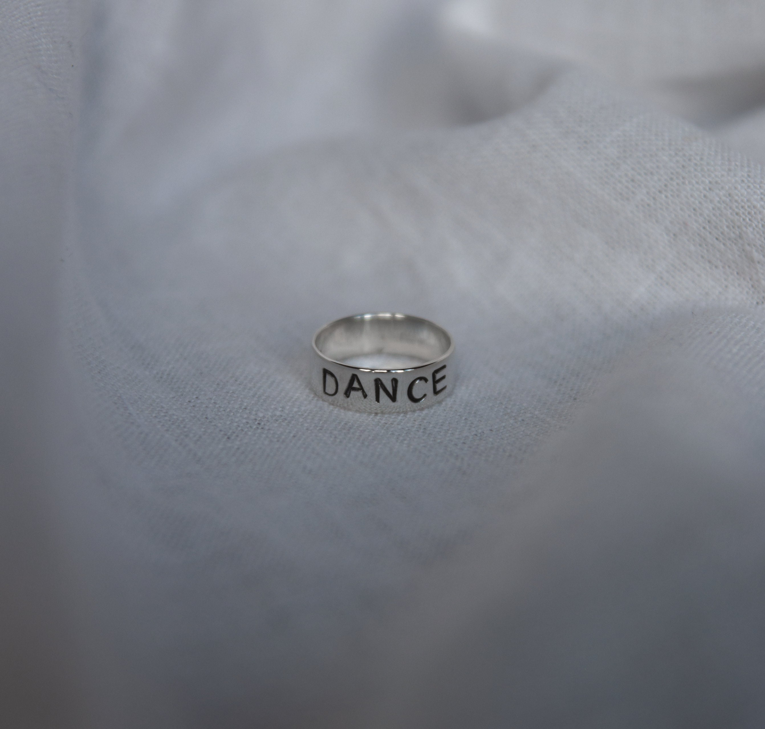 Sterling Silver Dance Ring Etsy