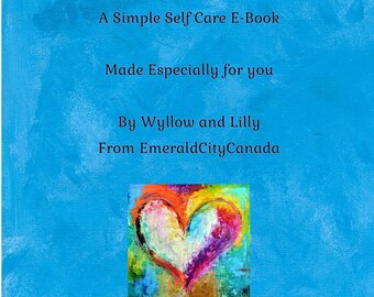 Self Care Tools E-Book, Self Care Journal, Mental Health, Anxiety Help, Stress Management Tools