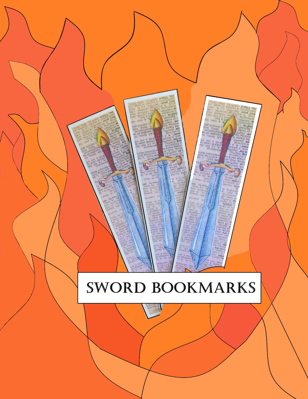 A fan recommended I post these here. Some Fantasy Sword Bookmarks I Made! :  r/Cosmere