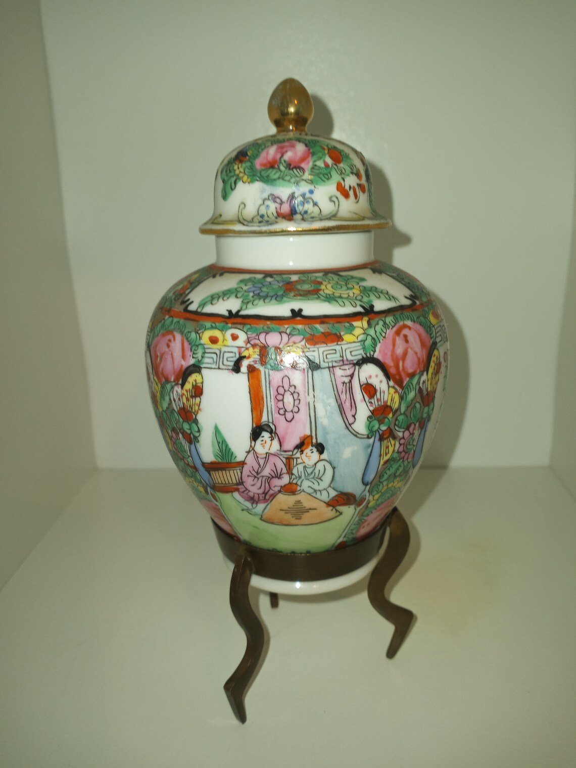 Japanese Porcelain Ware A.C.F Hong Kong antique Ginger Jar. Etsy