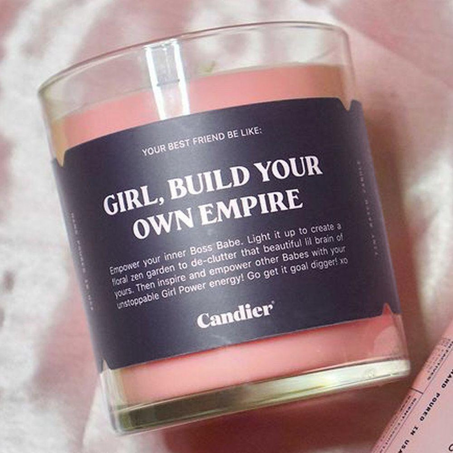 BUILD YOUR EMPIRE candle Etsy