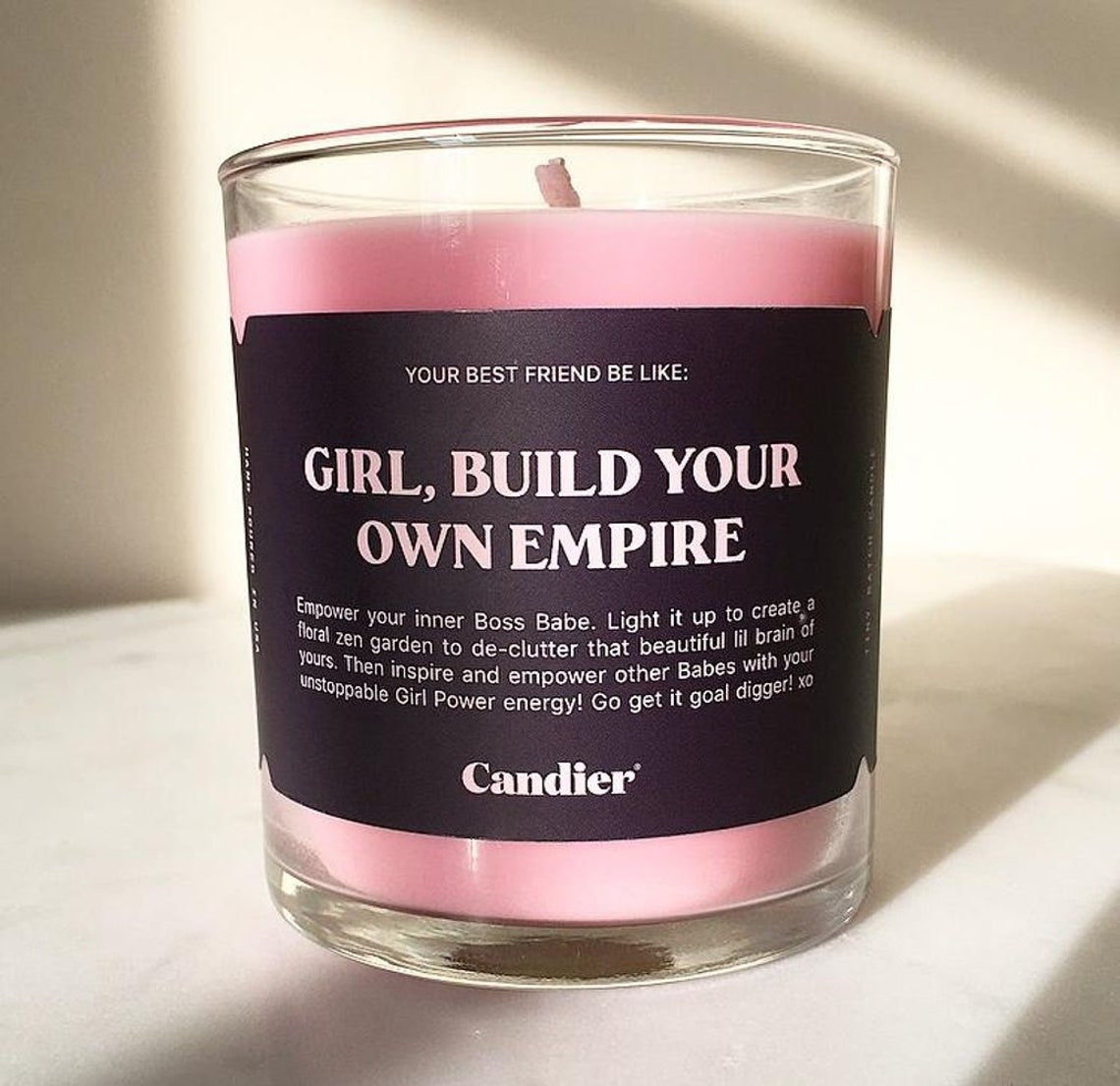BUILD YOUR EMPIRE candle Etsy