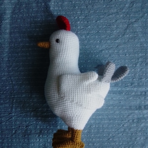 Peluche poule Poulette - Beige - 20 cm