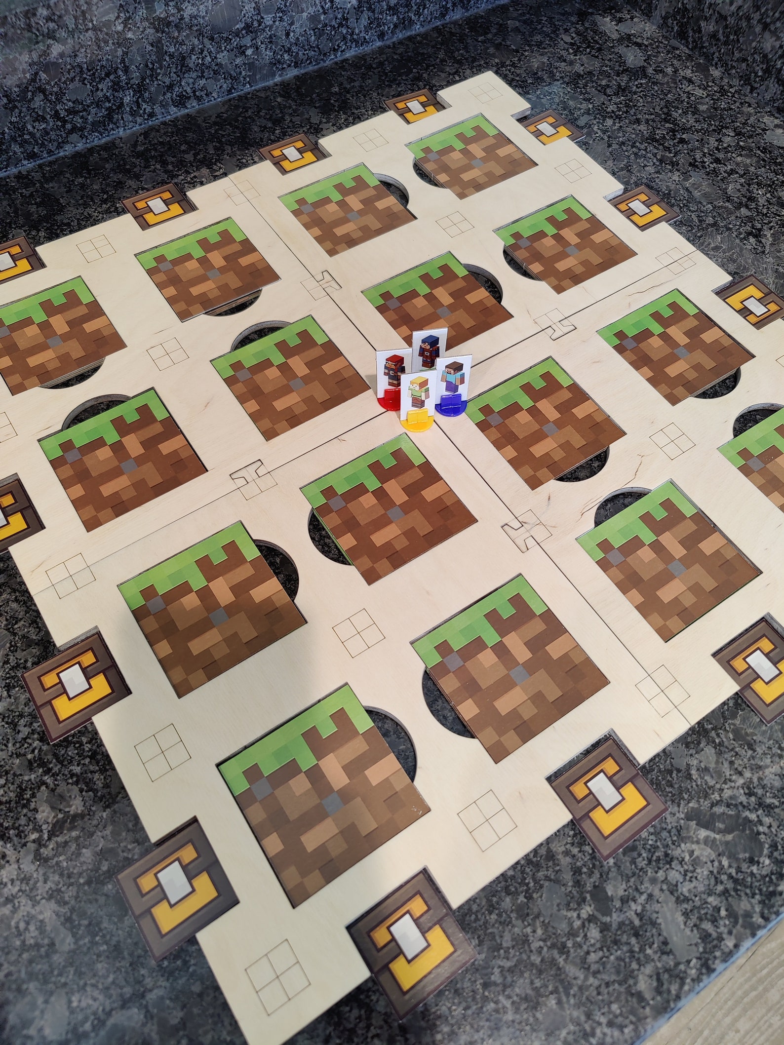 Play Board for Minecraft Builders and Biomes Etsy