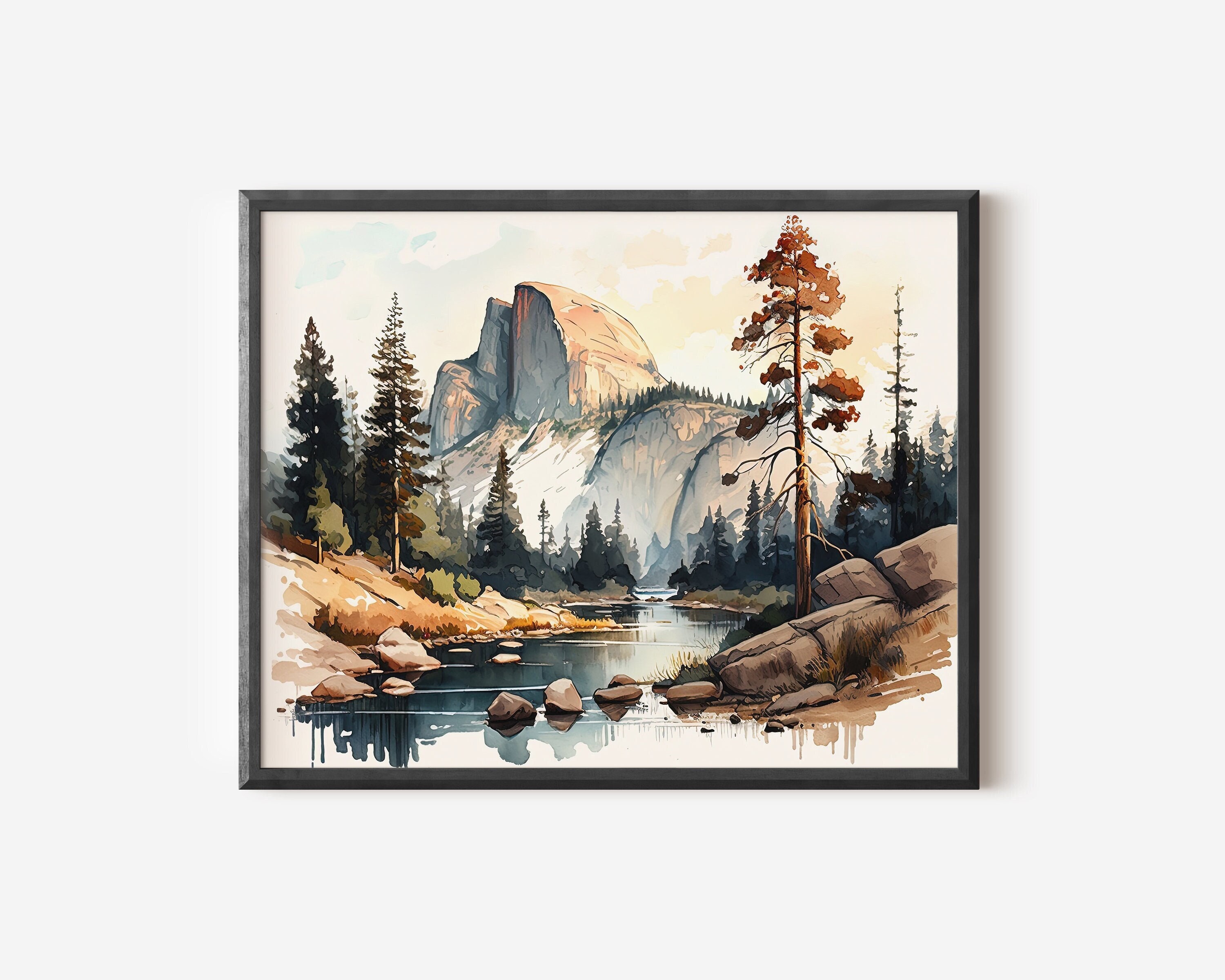 Yosemite Wall Art Etsy