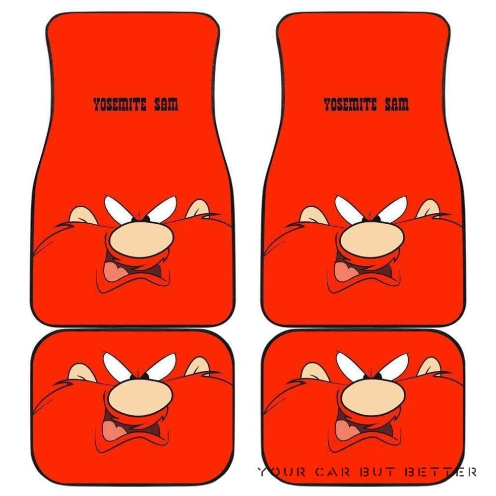 Yosemite Sam Car Floor Mats2 front mats and 2rear matsCar Etsy