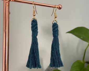 Tassel Macrame Earring | Boho Earrings