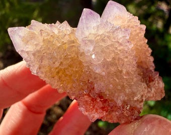 BEAU Quartz améthyste esprit cactus A++ | Spirit Cactus Quartz ! Quartz améthyste cactus | Quartz féerique | Guérison | Cadeau avec chaque achat