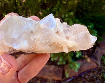 Spécimen de manifestation de stilbites pêche brillant de grande taille ! Cadeau pour chaque achat !