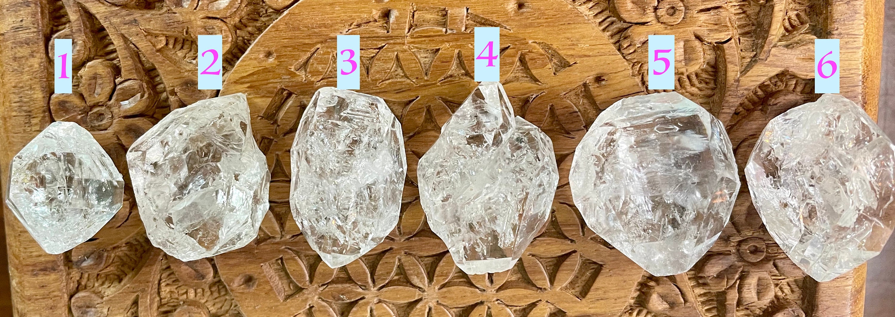 GENUINE AAA huge 13 grams brilliant Herkimer Diamonds You Etsy