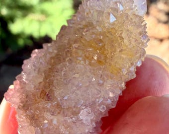 Magnifique quartz améthyste cactus spirituel A++ | Quartz cactus spirituel ! Quartz améthyste cactus | Quartz féerique | Guérison | Cadeau offert pour tout achat