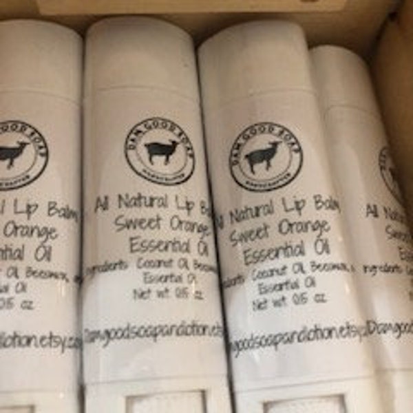 Essential Oil Lip Balm