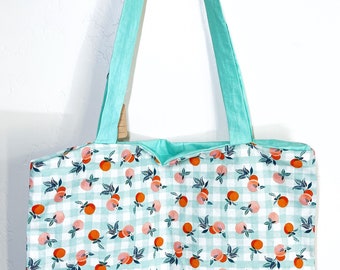 Summer Peach Tote Bag