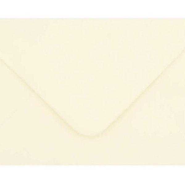 A5 (152 x 216 mm) / Ondermaat C5 Ivory Vanilla Enveloppen 100gsm Perfect voor Bruiloft Briefpapier