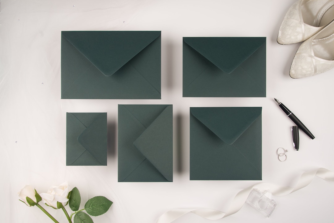 C5 / A5 (162 X 229mm) Colorplan Racing Green Envelopes 135gsm Perfect ...