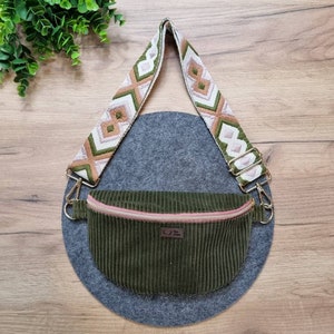 Corduroy bum bag, crossbag, crossbody bag