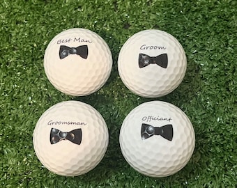 Kundenspezifischer Hochzeits-Golfball - Trauzeuge Geschenk | Trauzeuge | Bräutigam | Trägerin |  Groomsmen Antrag, Hochzeitsfeier, Golf Geschenk
