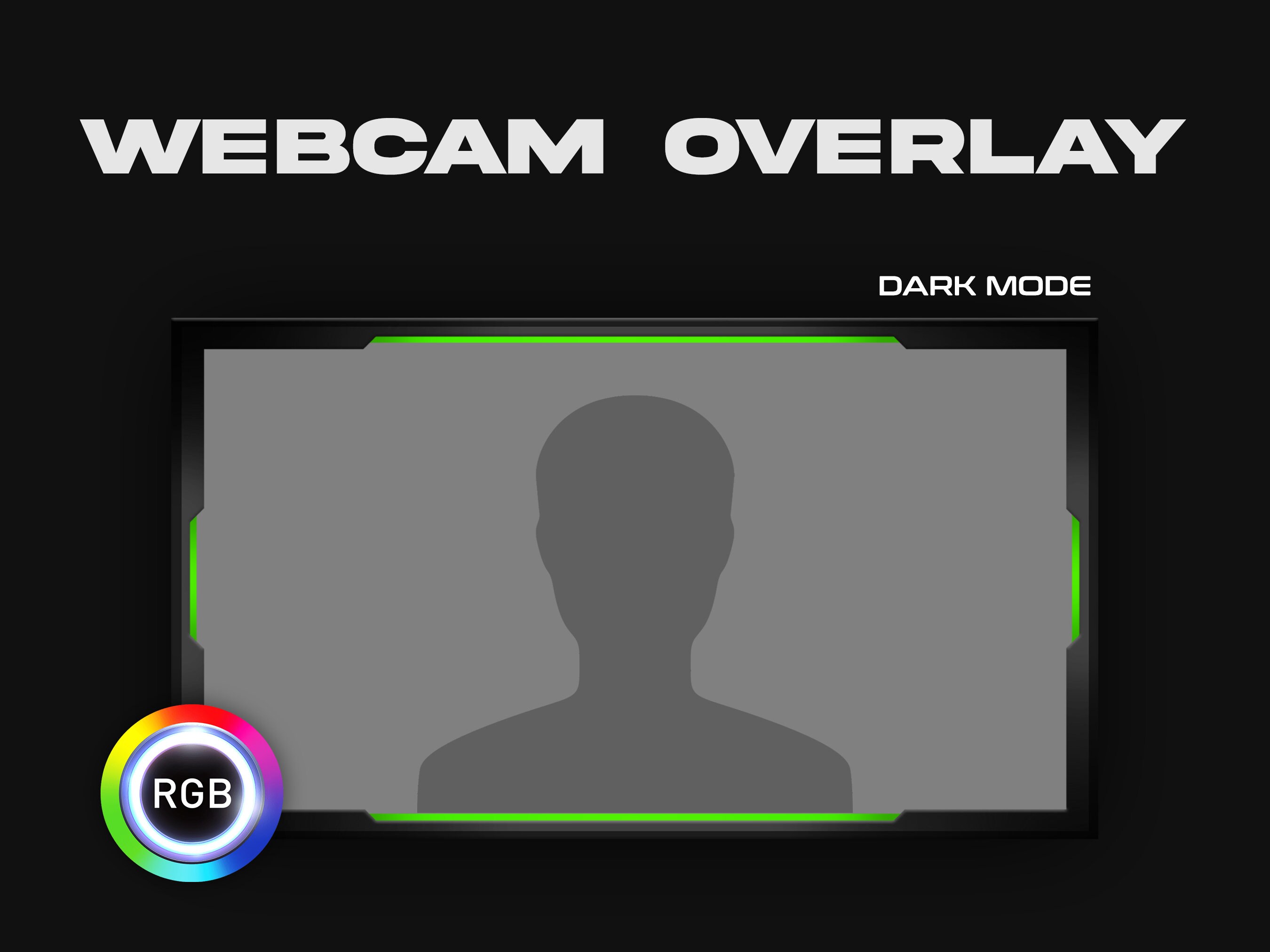 RGB Animated Twitch Webcam Overlay - Etsy