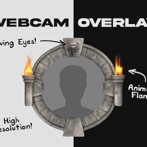Animated Medieval Circular Twitch Webcam Overlay