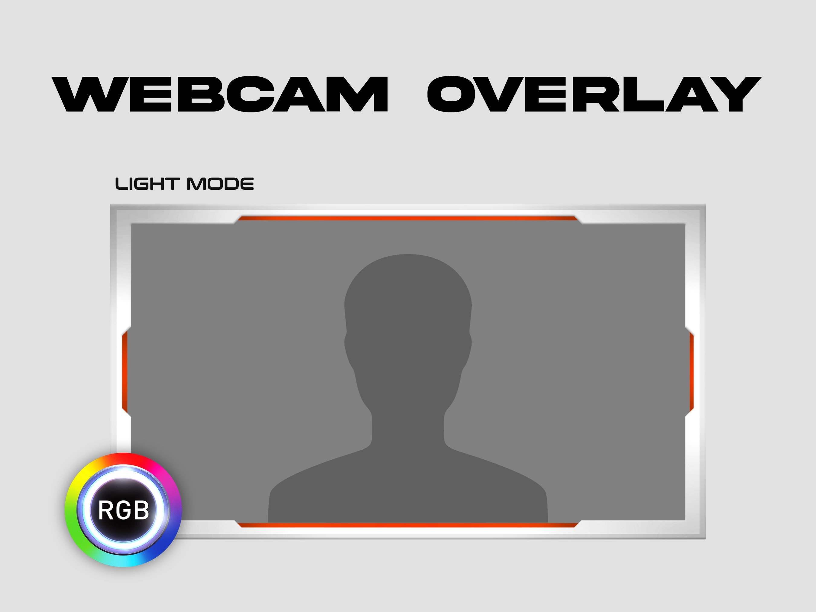 RGB Animated Twitch Webcam Overlay - Etsy