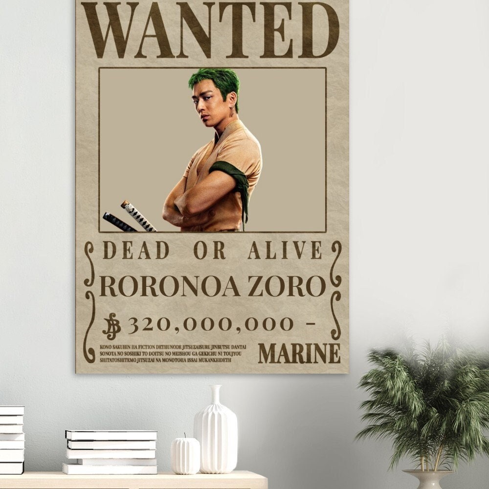 Anime one piece roronoa zoro affiches et impressions par Anime LOVERS -  Printler