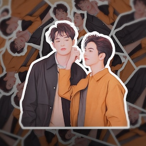 Billy Babe Sticker | Thai BL Fans | The Sign | Idol Factory | BL Drama