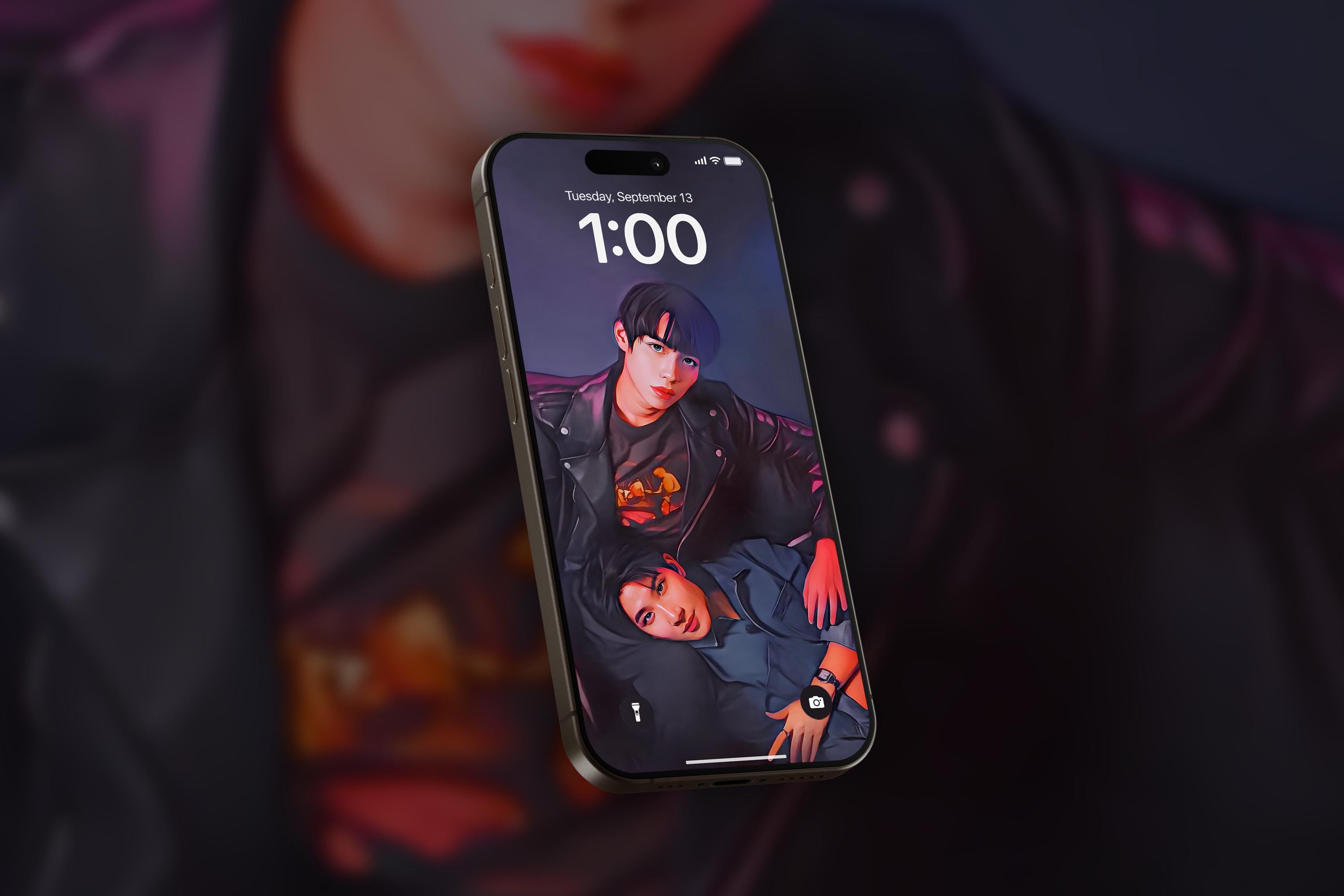 FirstKhao Lockscreen Wallpaper | The Eclipse | GMMTV | Only Friends | Moonlight Chicken | Thai BL