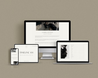FULL BUNDLE Complete Educational Guide Package, Photography Client Questionnaire Templates, Photographer Workflow Resources